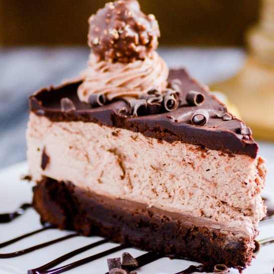 Nutella Mousse Layer Cake