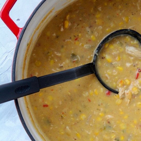 Fire Roasted Chicken Corn Chowder