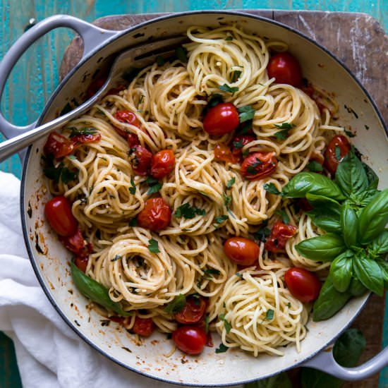 Blistered Tomato Pasta