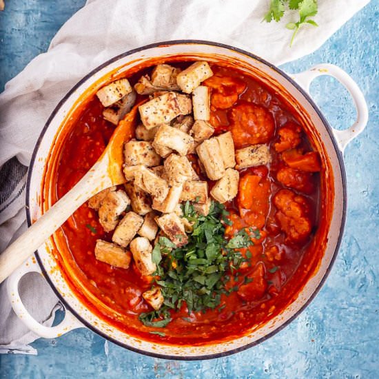 Tofu Curry with Cashew Coconut