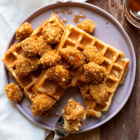 Chicken, Waffles & Sriracha Honey