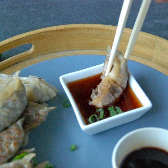 Vegan Gyoza Dumplings w/ Lentils