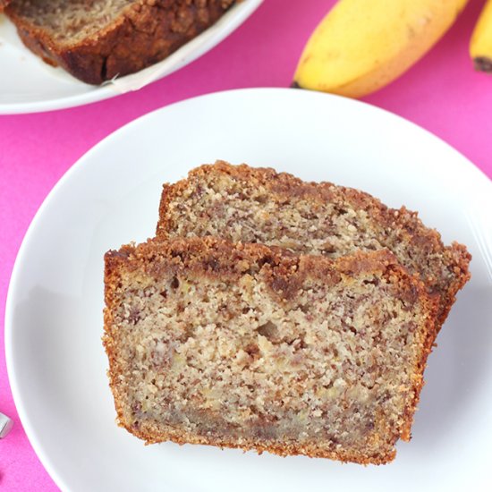 Vegan Coffee Cake Banana Bread