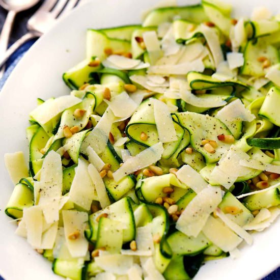 Zucchini Ribbon Salad