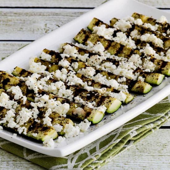 Grilled Greek Zucchini