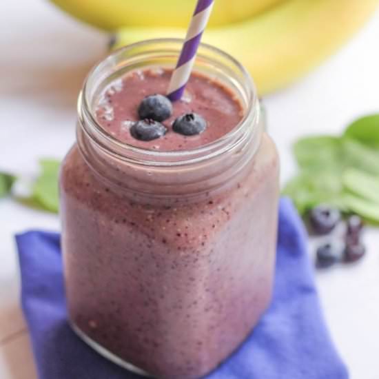 Hidden Veggie Blueberry Smoothie