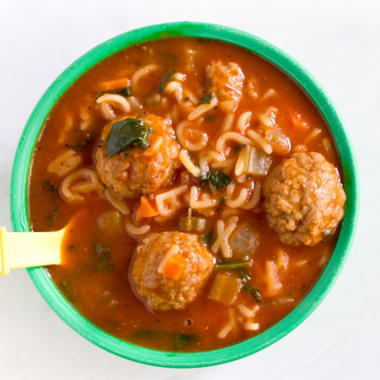 Meatball Alphabet Soup