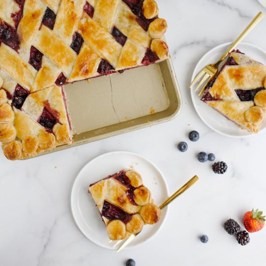 Berry Slab Pie