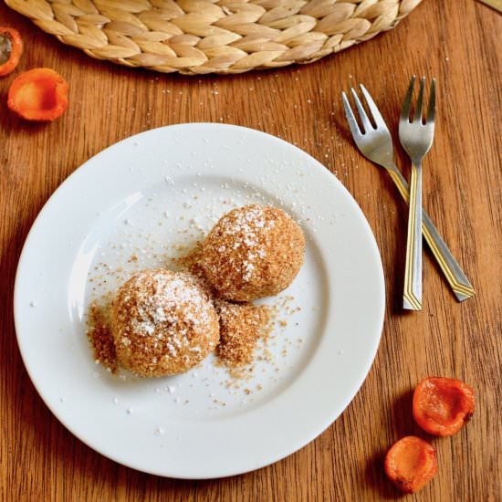 Vegan Apricot Dumplings