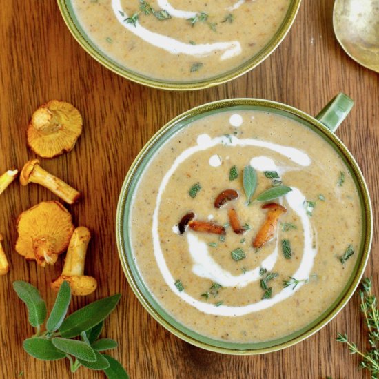 Creamy Chanterelle Soup