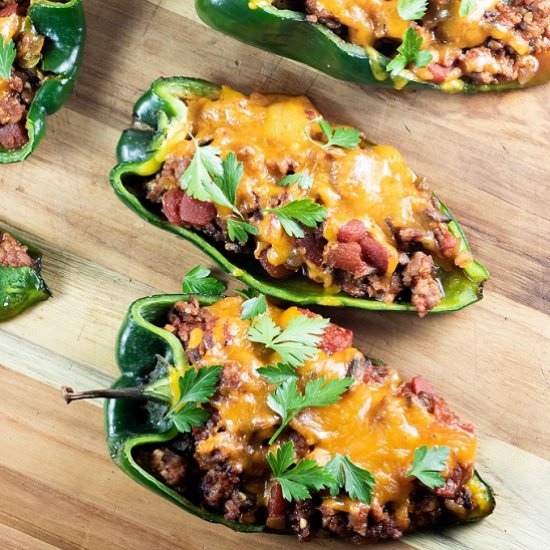 Stuffed Poblano Peppers