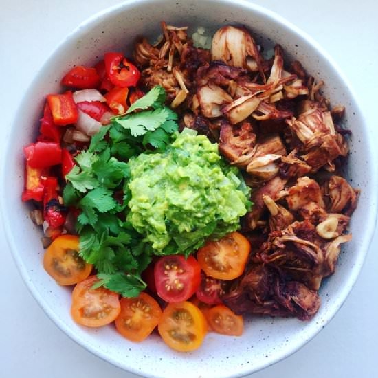 BBQ Jackfruit Taco Bowl