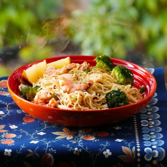 Instant Pot Shrimp Pasta