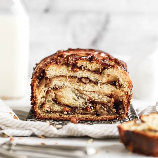 Pecan Pie Babka