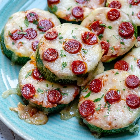 Zucchini Pizza Bites