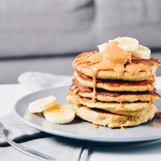 Oatmeal Banana Pancakes