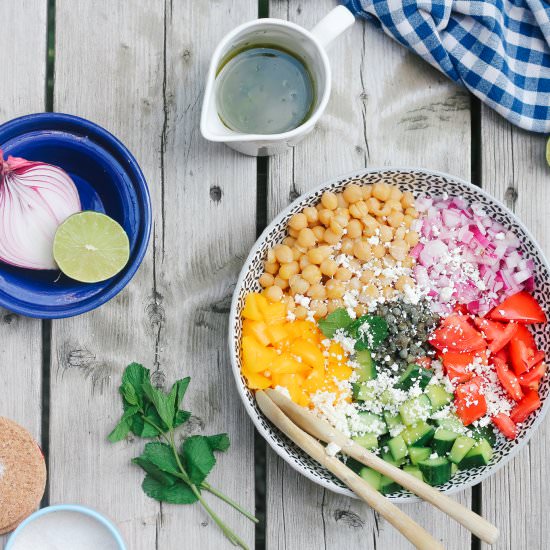 Mediterranean Chickpea Salad