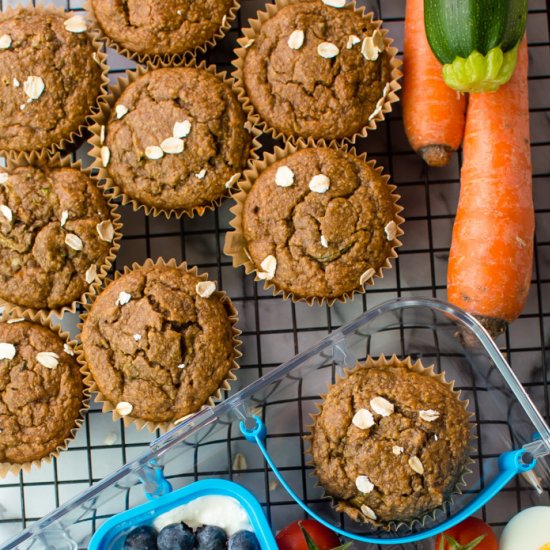 Healthy Lunch Box Muffins