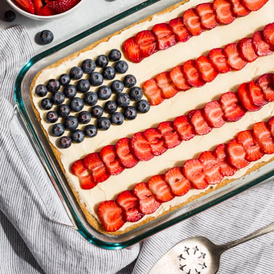 Grain Free Flag Cake