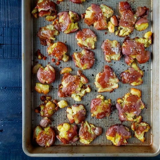 Smashed potatoes