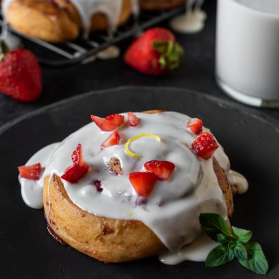 Sweet Strawberry Rolls