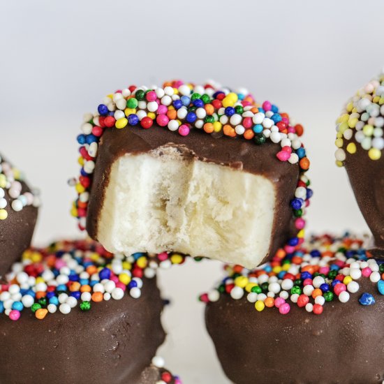 Frozen Chocolate Banana Bites