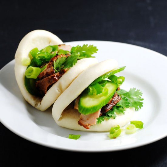 Barbecued pork bao