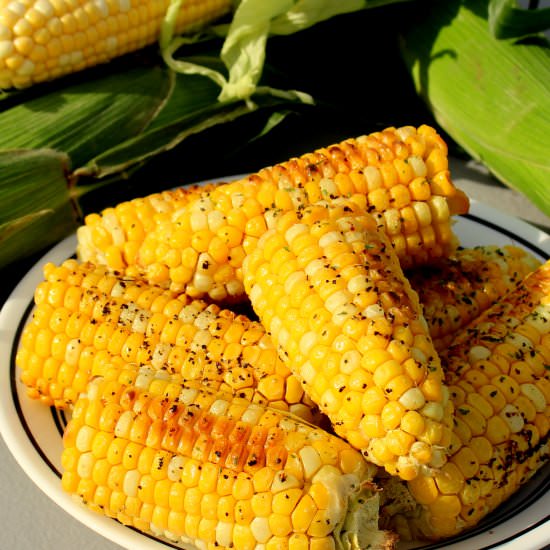 Oven-Roasted Corn on the Cob