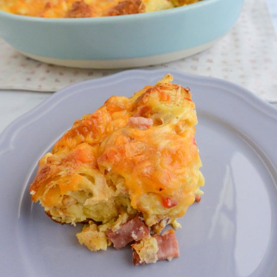 Overnight Croissant Casserole