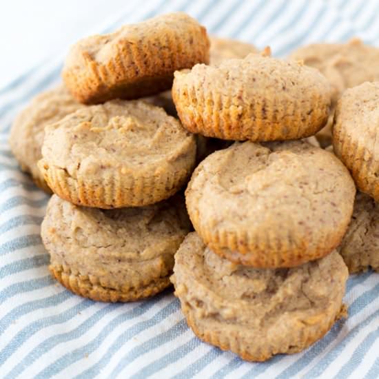 Vegan Cinnamon Apple Baby Muffins