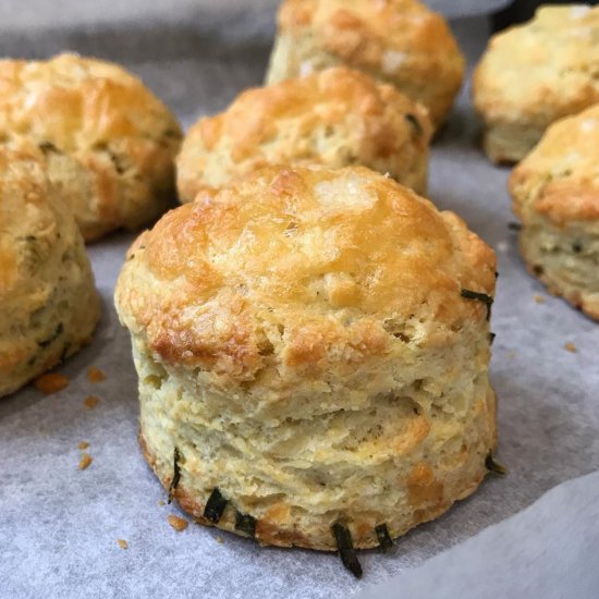 Cheddar Chive Scones