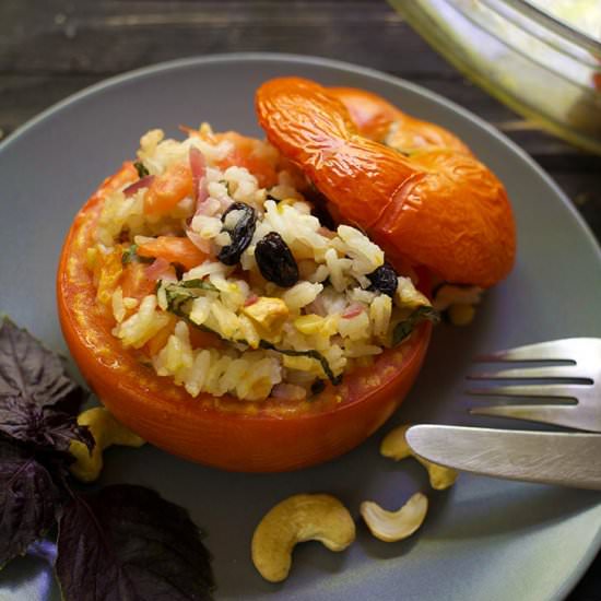 Rice Stuffed Tomatoes