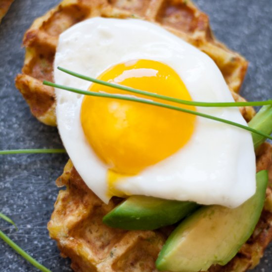 Gluten-Free Savory Veggie Waffles