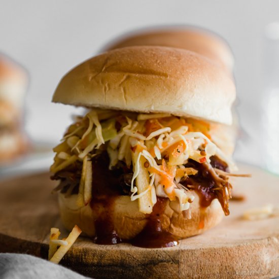 Smoky Pulled Pork Sliders