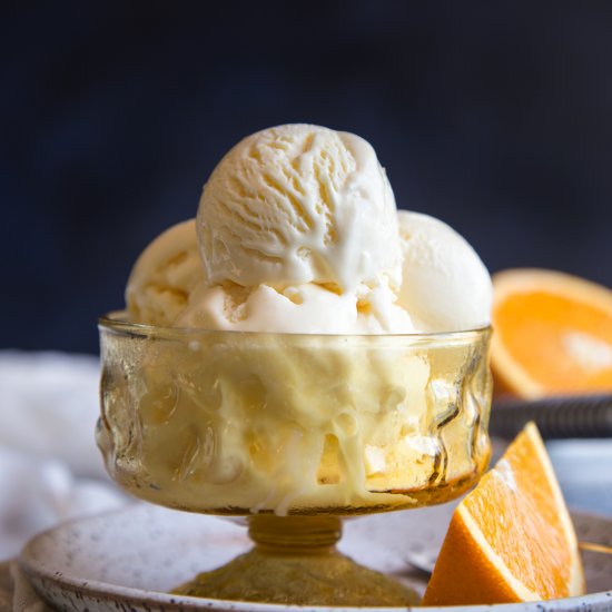 orange ice cream