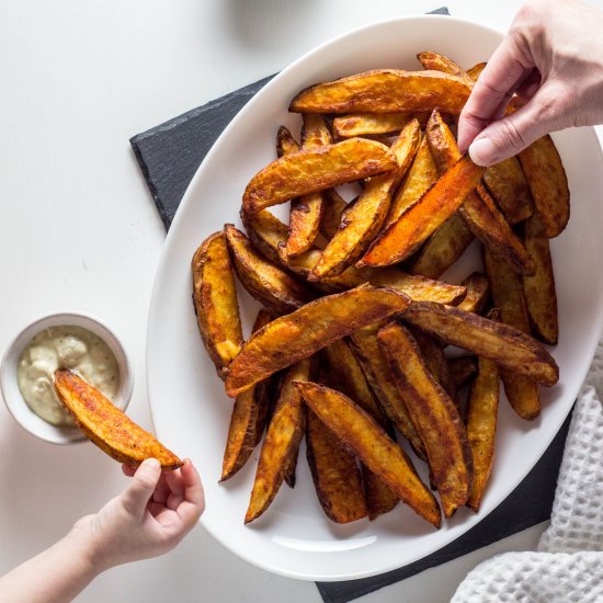 buffalo potato wedges