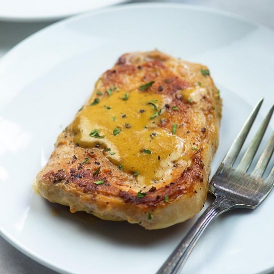 PORK CHOPS WITH DIJON SAUCE