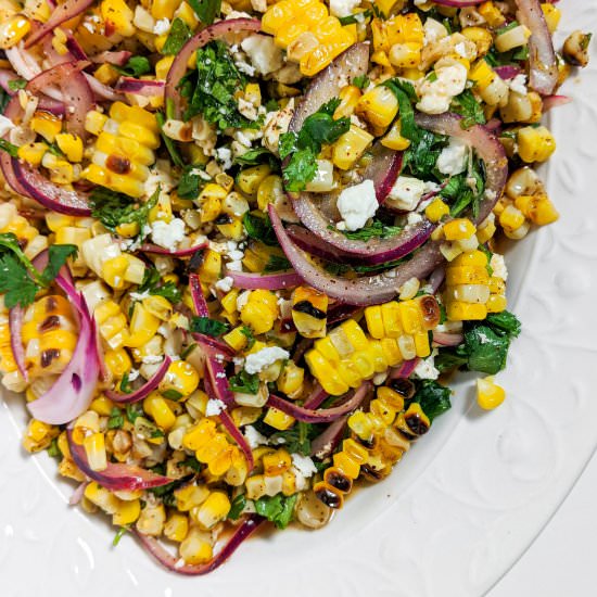 Grilled Corn Salad