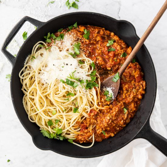 Vegan Bolognese Sauce