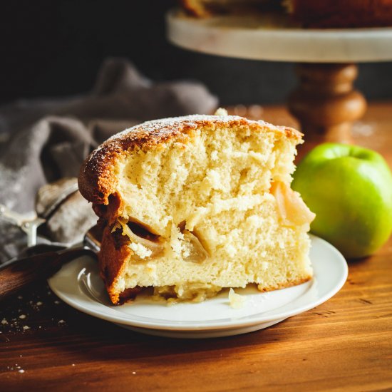 Russian Apple Sharlotka Cake