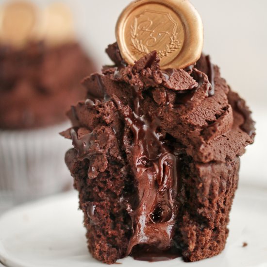 Chocolate fudge cupcakes