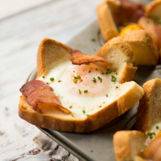 Breakfast Toast Cups