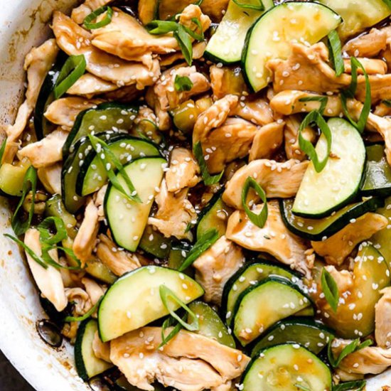 Chicken Zucchini Stir Fry