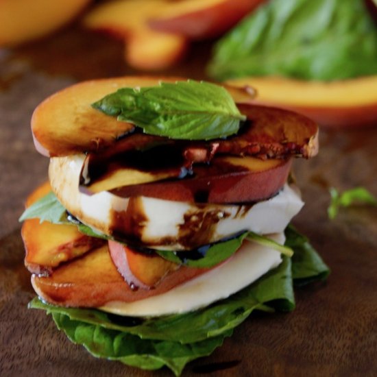 Peach Caprese Salad