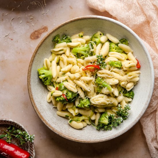 Cavatelli and Broccoli