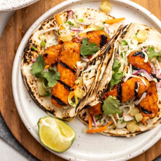 BBQ Tempeh Tacos