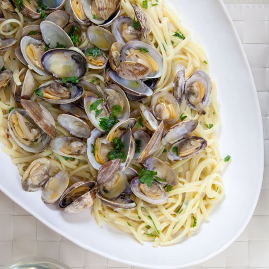 Instant Pot Linguine + Clams