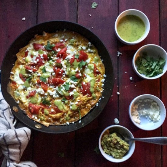 Migas Frittata w Chipotle Guacamole