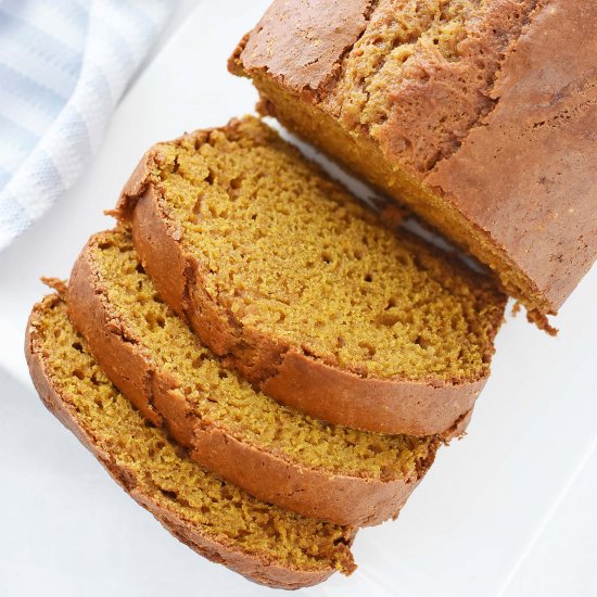 Pumpkin Bread Made with Yogurt