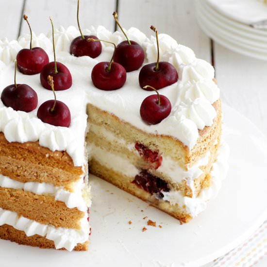 White Forest Cake